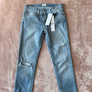 Hudson jeans size 25. Krista straight crop with roll cuff